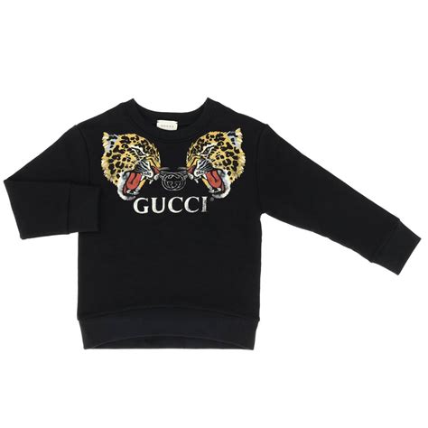 maglietta gucci con loghi e tigri|Maglieria da donna Gucci .